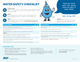 Water safety checklist