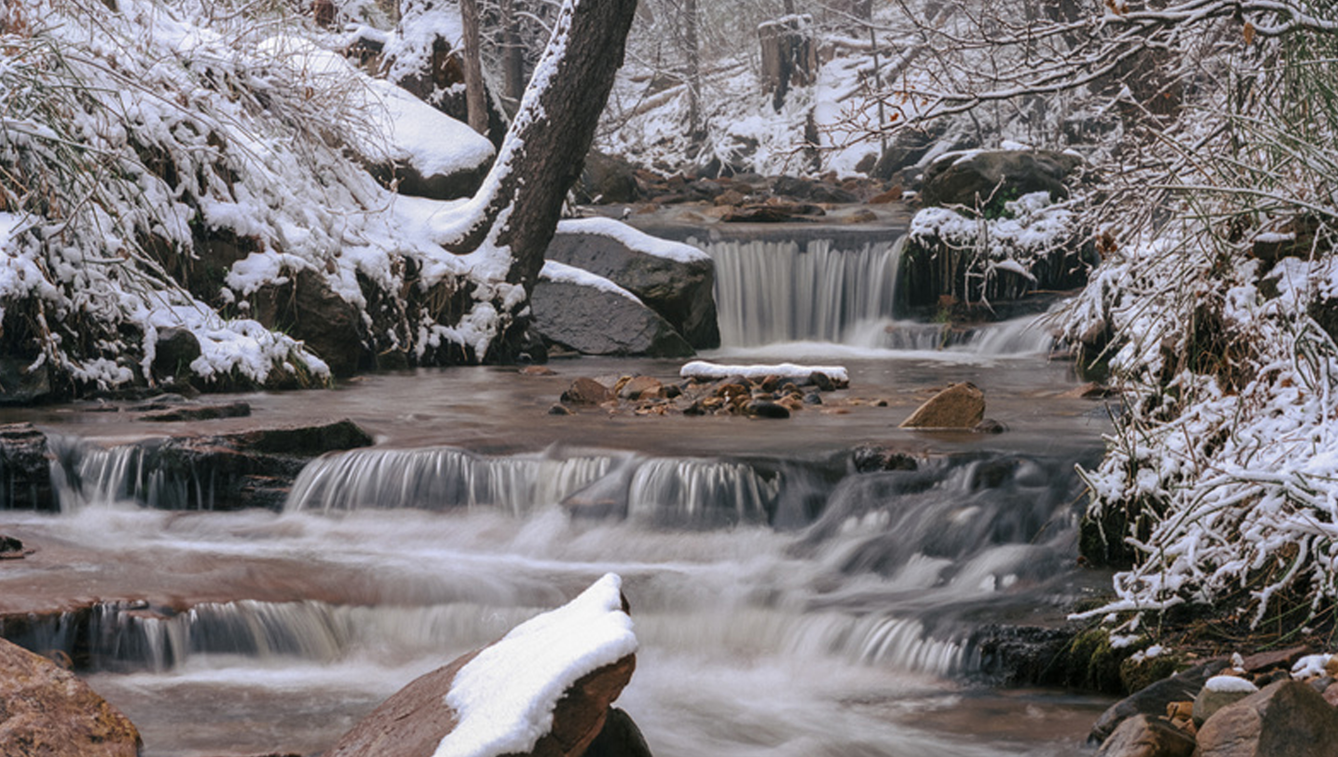 image of snowmelt flowing
